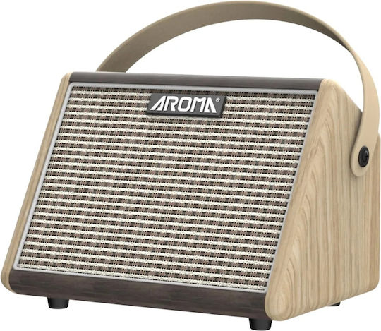 Aroma Ag-15a Mini Live Усилвател за Акустични Инструменти и Микрофон с Акумулаторна Батерия