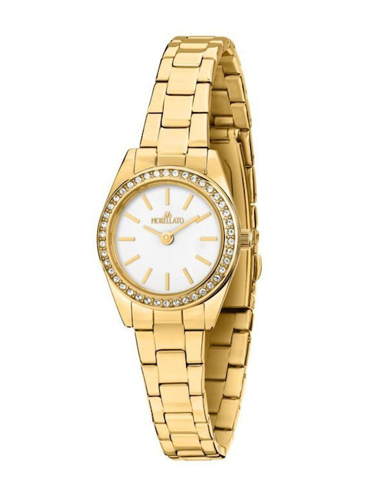 Magia Women's 24mm Battery-Powered Watch with Gold Metal Bracelet