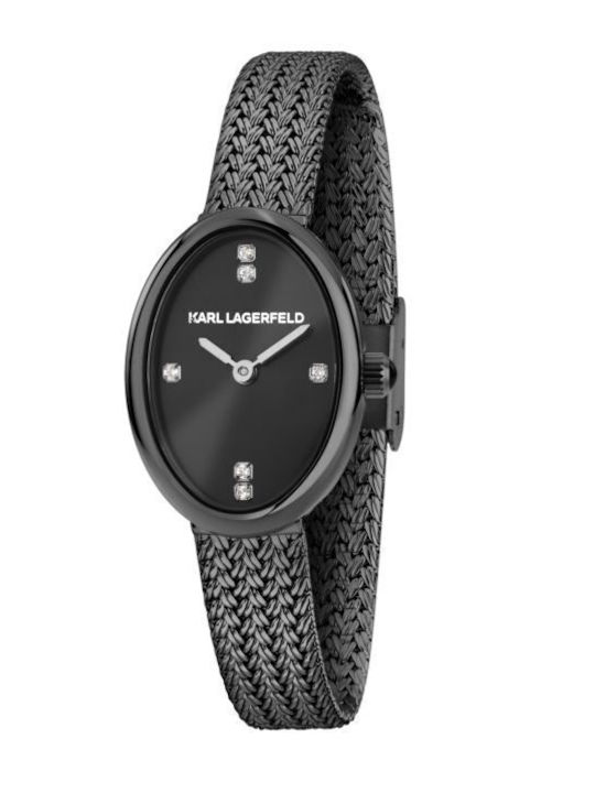 Karl Lagerfeld Oval Allure Women's 21mm Battery...