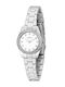 Magia Women's Watch 24mm Battery-Powered with Silver Stainless Steel Bracelet