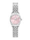 Caribe Women's Watch 24mm Battery-Powered with Silver Stainless Steel Bracelet
