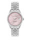Caribe Women's Watch 35mm Battery-Powered with Silver Stainless Steel Bracelet