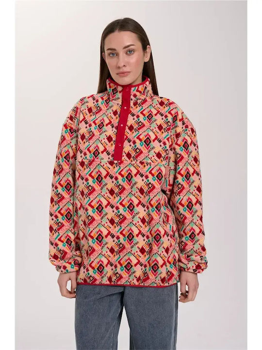 24 Colours Χειμερινή Γυναικεία Fleece Μπλούζα M...