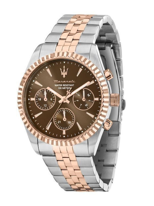 Competizione Мъжки часовник 41 mm Хронограф с батерийно захранване и метална верижка