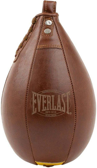 Everlast Sac de Viteză din Piele, cu Înălțimea de 15 cm, Maro
