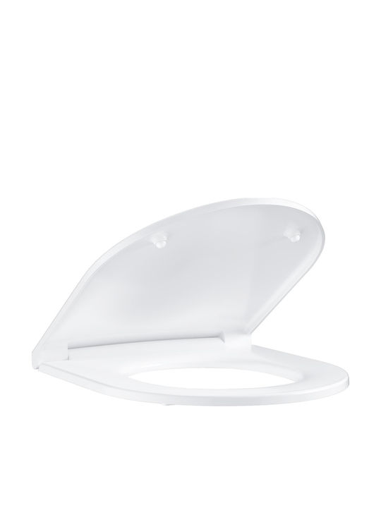 Grohe Καπάκι Λεκάνης Slim Soft Close Πλαστικό Λευκό Grohe Καπάκι Λεκάνης Slim Soft Close Πλαστικό Λευκό