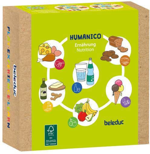Holzpuzzle für Kinder Humanico Eating 27 Teile Beleduc