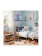 Floor Lamp with E27 Bulb Socket Blue
