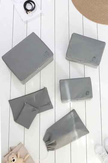 SteweHome Organizer-Tasche Grau 6 Stück