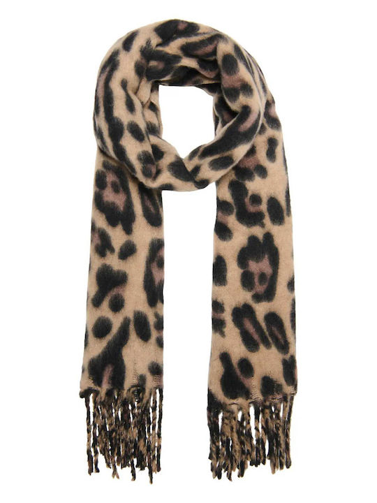 Only Γυναικείο Κασκόλ Toasted Coconut Leopard