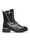 Damen-Kampfstiefel Schwarz
