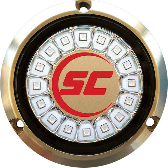 Shadow Caster Scr-16 Round Red Underwater LED Light