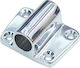 Side-Mount Nickel-Plated Brass Oarlock Socket 14mm 50x35mm Osculati