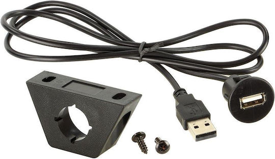 ACV D-44-1000-007 Universal Flush-Mount USB-A Extension Cord