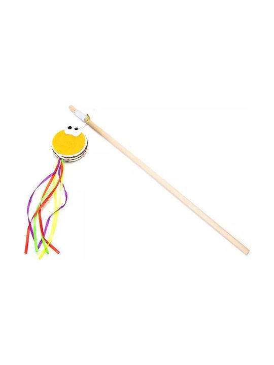 Nobleza Cat Toy Wand with Catnip and Bell 40 cm Nobleza