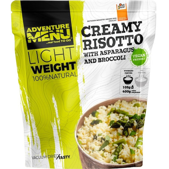 Adventure Menu Masă liofilizată Risotto cu Sparanghel și Broccoli 105 g