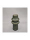InTheBox Decorative Ceramic Vase Aro Green 13.1x13.1xH24.5cm