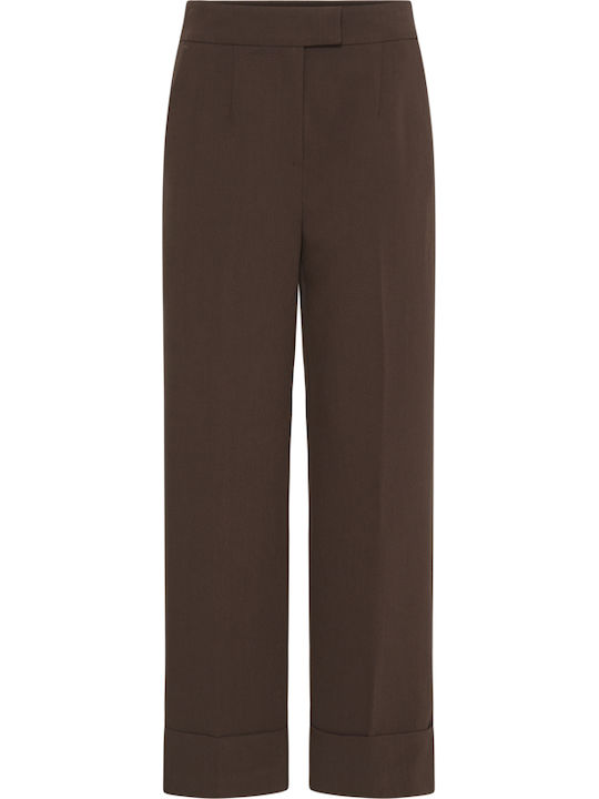 Women's Chino Trousers in Regular Fit Brown