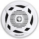 Osculati Ηχεία 5 25" 2x40w Rms Διπλού Κώνου Ζεύγος Λευκό