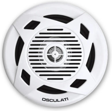 Osculati Ηχεία 5 25" 2x40w Rms Διπλού Κώνου Ζεύγος Λευκό
