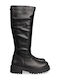 Leather Women's Riding Boots Black