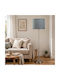 Blue Circles Floor Lamp H35xL25cm with E27 Lamp Holder Blue