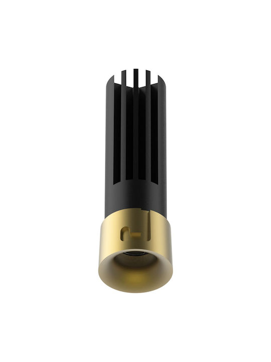 Zambelis Lights Spot Încastrat Paralelogram cu LED Încorporat și Lumină Albă Caldă Galben 8,1 x 8,1 cm