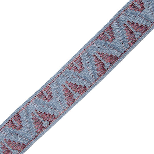 Indian Ribbon Polyester Light Blue Pale Blue Blue Old Rose Pink Lurex 2.5 cm Per Meter