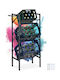 Relaxdays Free Standing Black Metal Wine Rack