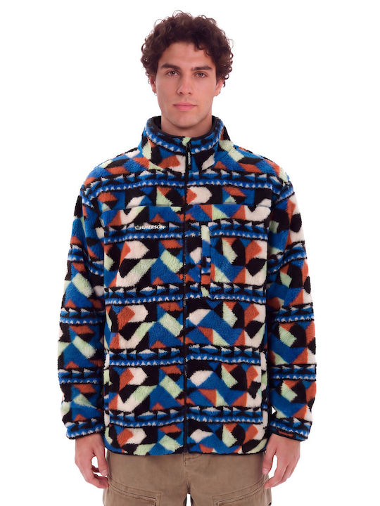Emerson Men's Fleece Jacket with Hood Pr626 Blu...