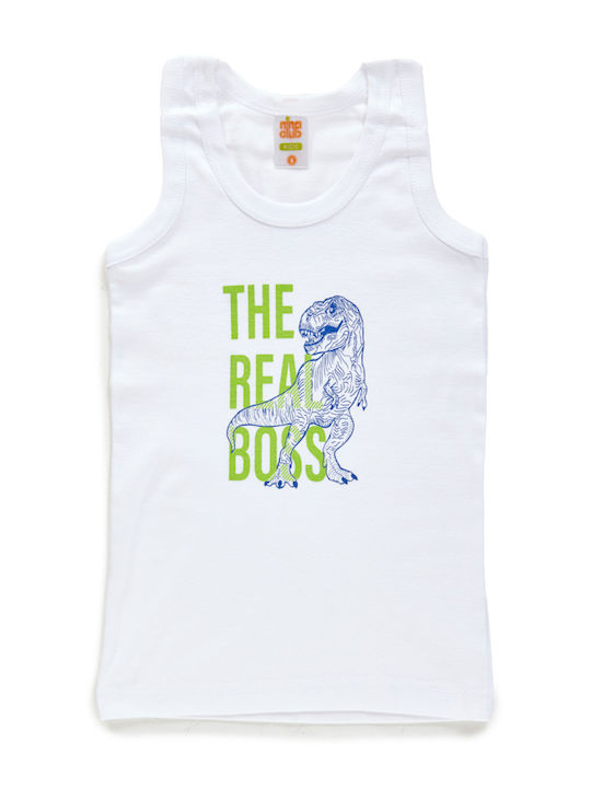 Nina Club Kids’ White Sleeveless Undershirt
