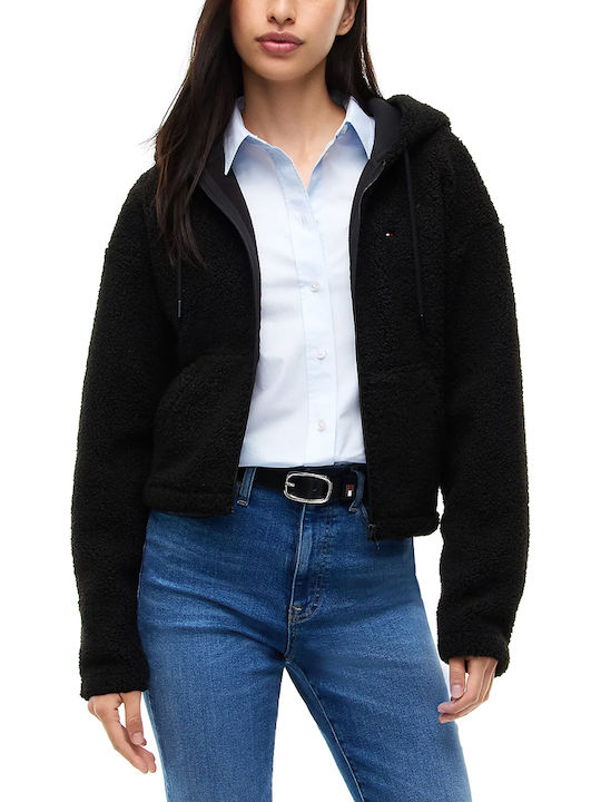 Tommy Hilfiger Long Women's Cardigan with Zippe...