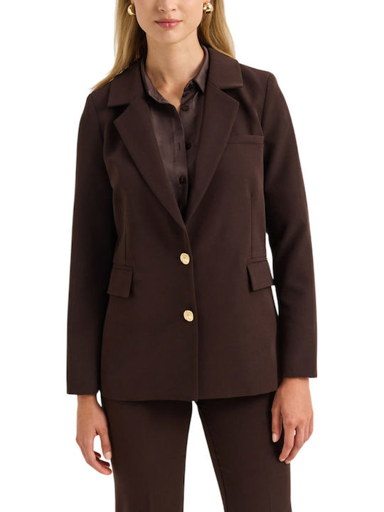 Enzzo Damenblazer Braun
