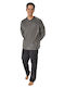 Guy Laroche Winter Men's Cotton Pyjamas Grey