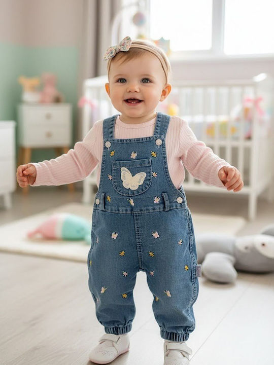 Kinder-Set mit Latzhose, 2-teilig, Rosa