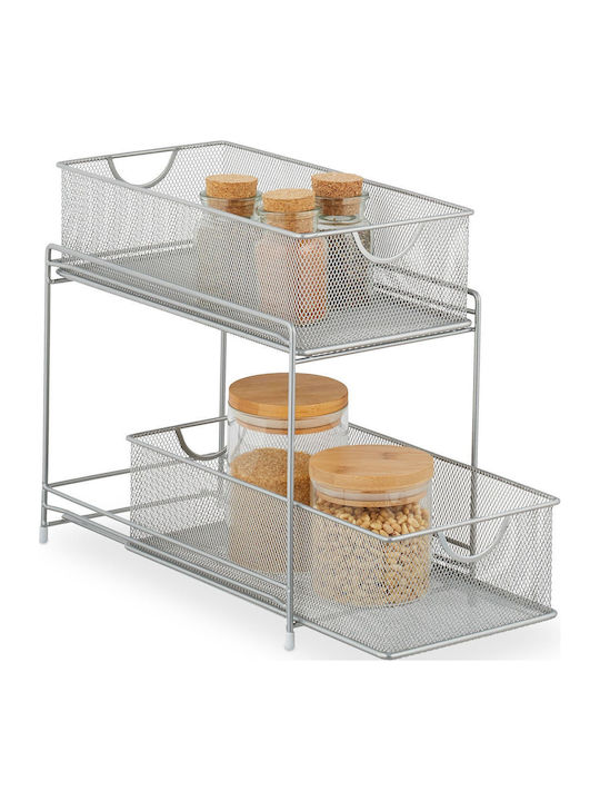 Relaxdays Metallregal für den Schrank 19 x 35,5...