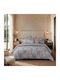 Nef-Nef Homeware Darling Super-Double Fitted Bed Sheet Set 160x200+35cm Grey (4pcs)