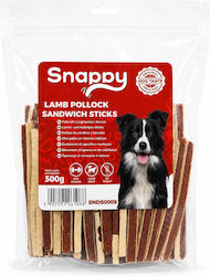 Snappy Recompensă pentru Câini cu Miel și Cod 500 g