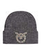 Unisex Knitted Beanie in Grey