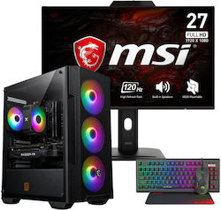 Vengeance Legionnaire-V76 MSI Edition Desktop PC (Ryzen 7-5700X/8GB DDR5/512GB SSD/No OS) with Keyboard (UK) and MSI PRO MP272PMG Monitor Vengeance Legionnaire-V76 MSI Edition Desktop PC (Ryzen 7-5700X/8GB DDR5/512GB SSD/No OS) with Keyboard (UK) and MSI PRO MP272PMG Monitor