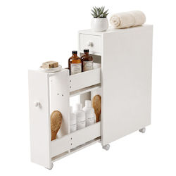 Relaxdays Dulap de Baie 16x48x62cm Alb 10053777_49