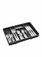 Ruhhy Organizator Extensibil Pentru Tacâmuri De Sertar Din Plastic 44x36x4cm Negru