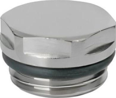 Chrome Radiator Plug 1/2" O-ring