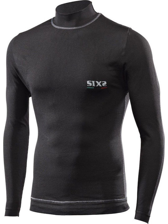 Six2 Carbon Ισοθερμική Μπλούζα Μαύρη Six2 Carbon Ισοθερμική Μπλούζα Μαύρη