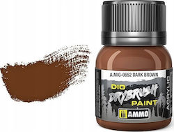 Acrylicos Vallejo Dio Drybrush Dark Brown