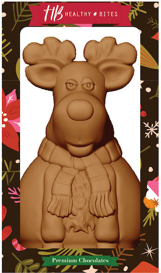 Hb Xmas Ciocolată Albă cu Caramel Ren XL Fără Gluten