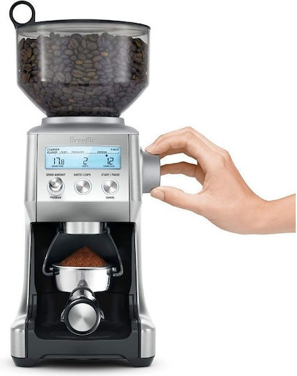 Sage The Smart Grinder Pro Ηλεκτρικός Μύλος Καφέ 165W με Χωρητικότητα 450gr και Επίπεδα Άλεσης Καφέ