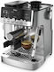 Luxe Cafe Espressor Automat 1650W cu Presiune de 15 bari și Râșniță Argintie ES352EU