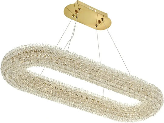 Corp de iluminat suspendat auriu LED