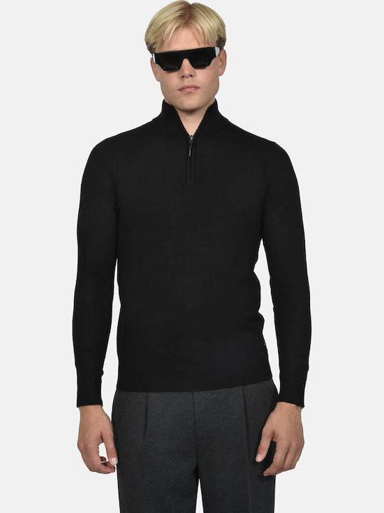 Berto Lucci Schwarzer Pullover